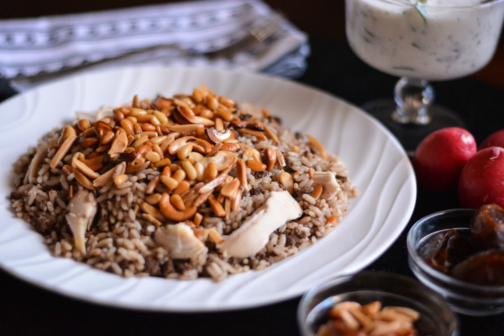 Lebanese Rice with Chicken - Simply Lebanese
