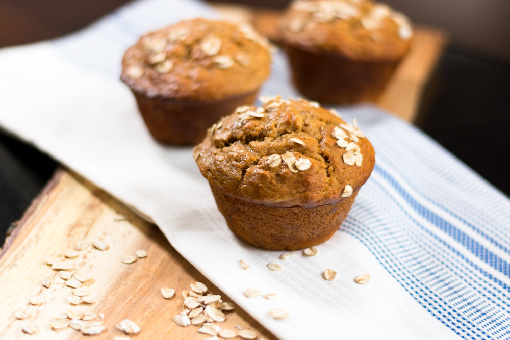 Banana Oatmeal Muffins