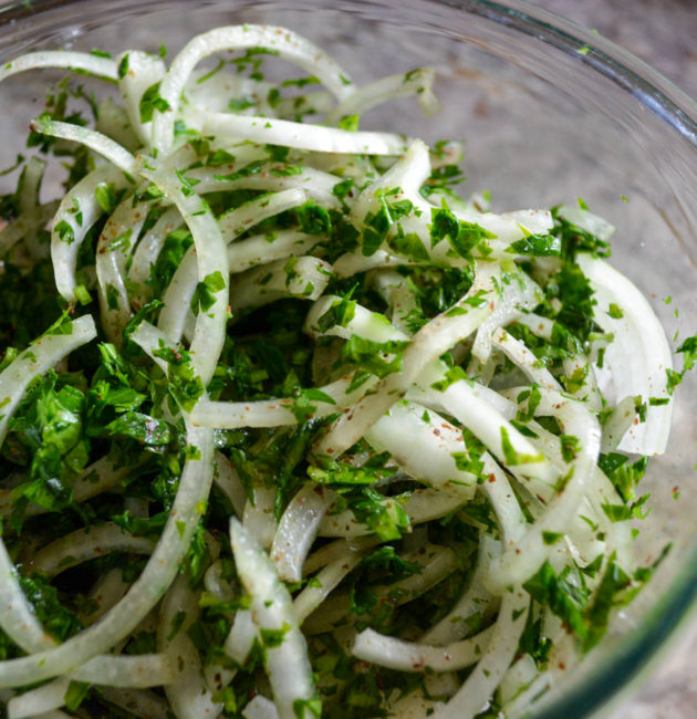 Onion and Parsley Salad