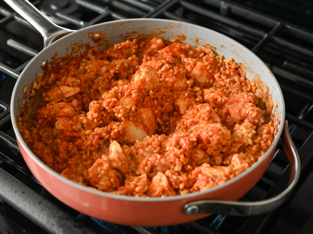 Chicken Tomato Bulgur Pilaf