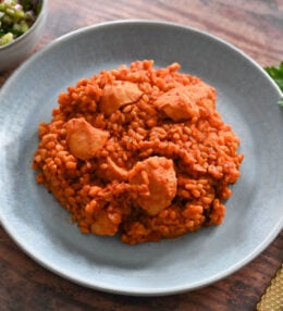 One-Pot Chicken Tomato Bulgur Pilaf