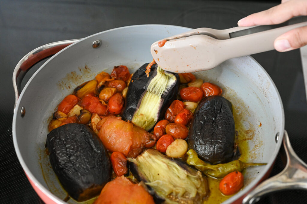 Eggplant Tomato Pasta
