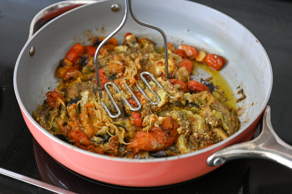 Eggplant Tomato Pasta