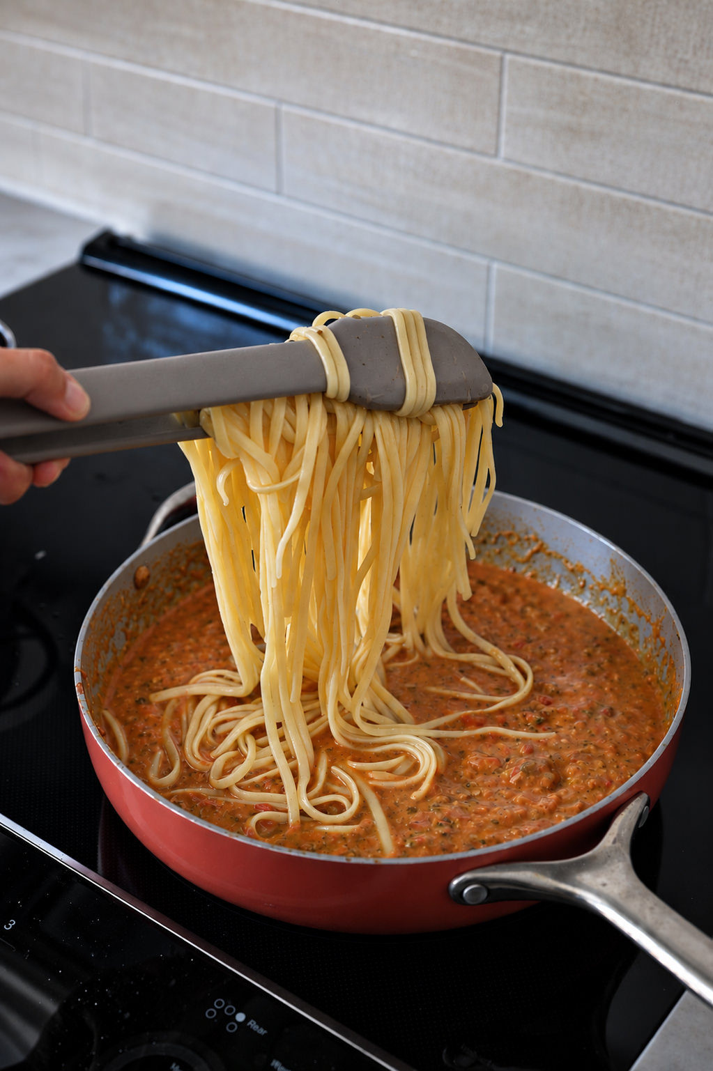 Eggplant Tomato Pasta
