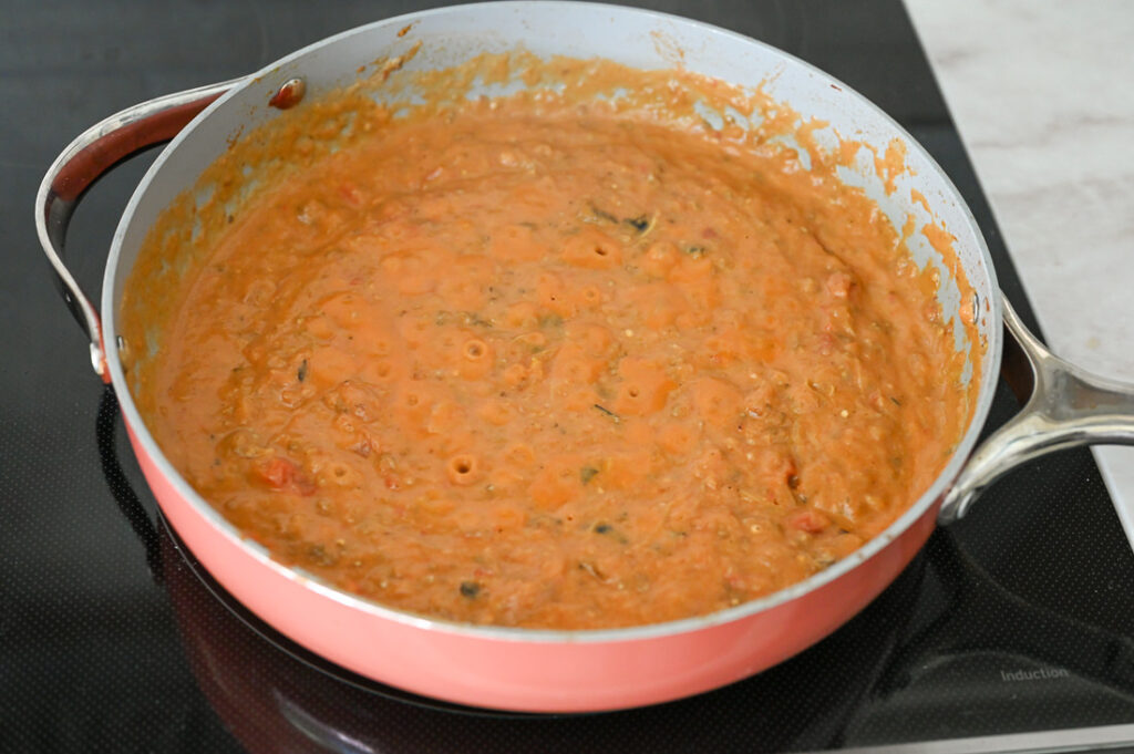 Eggplant Tomato Pasta