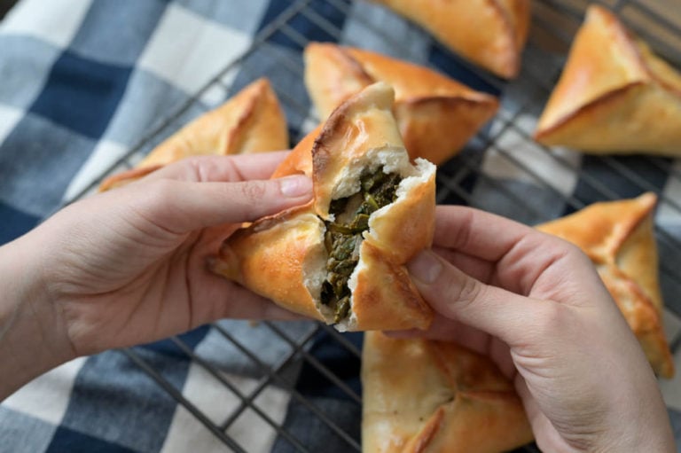 Spinach Fatayer Simply Lebanese