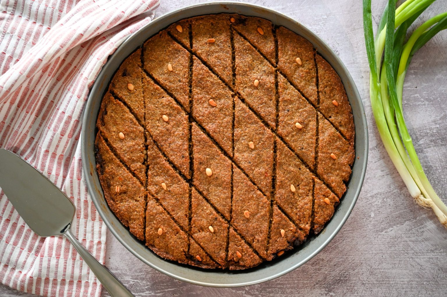 Kibbeh Bil Sanieh (Baked Kibbeh) Simply Lebanese