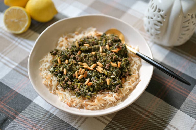 Lebanese Spinach Stew Simply Lebanese