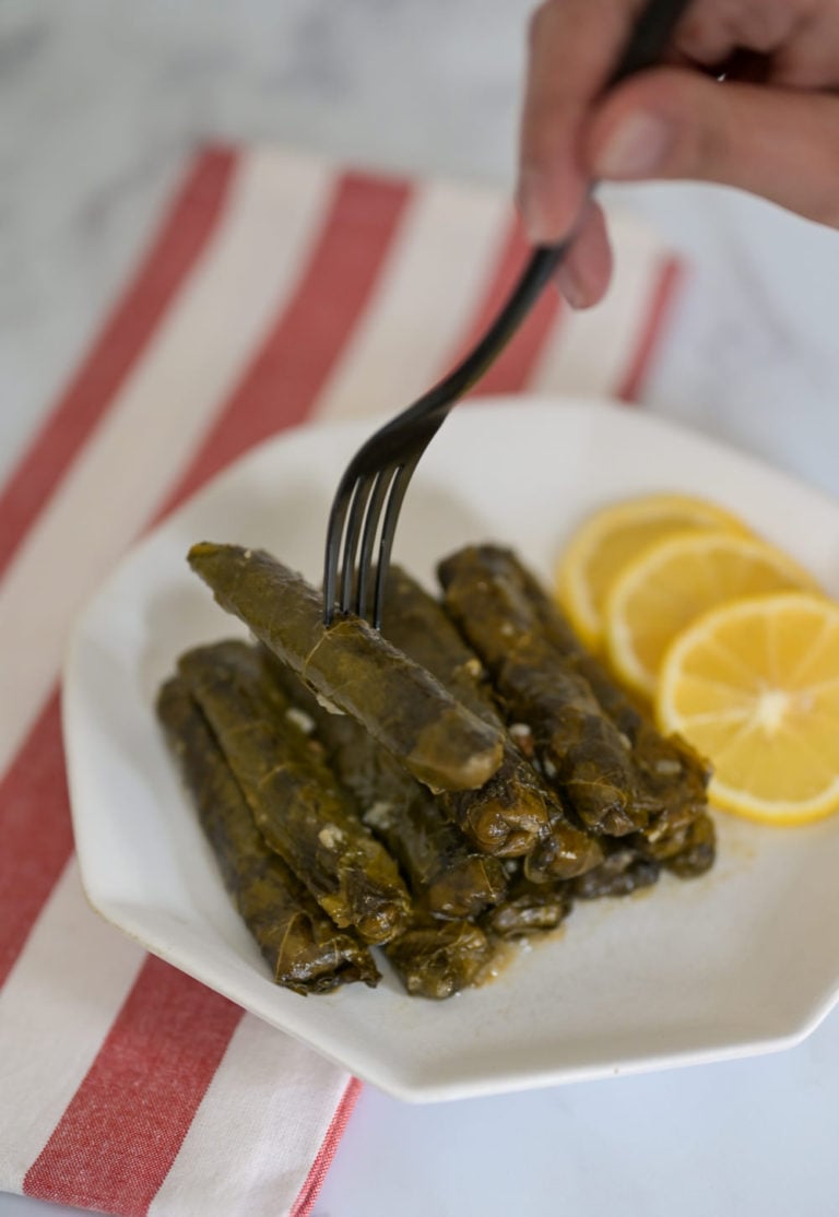 Vegetarian Stuffed Grape Leaves Simply Lebanese