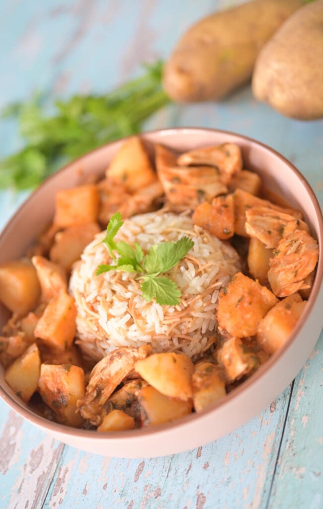 Lebanese Potato Stew with Rice Batata) Simply Lebanese