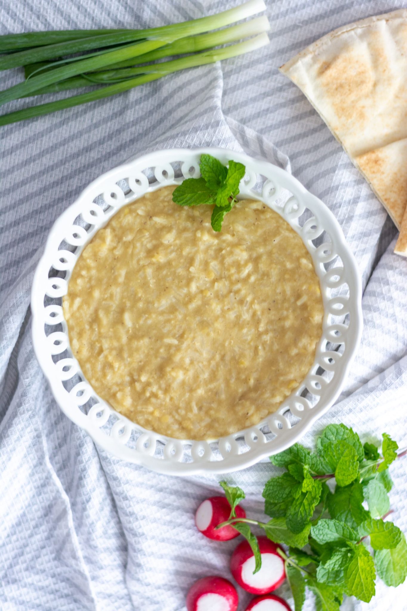 Yellow Lentils with Rice - Simply Lebanese