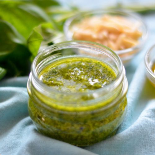 Basil Pesto Simply Lebanese