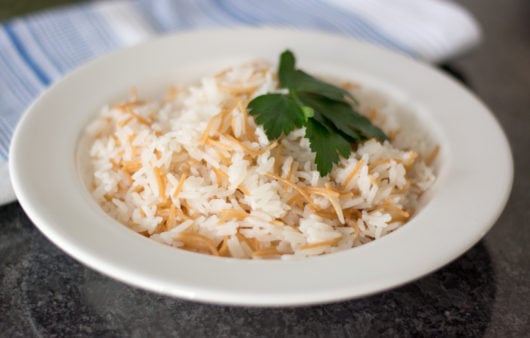 White Rice with Vermicelli Noodles