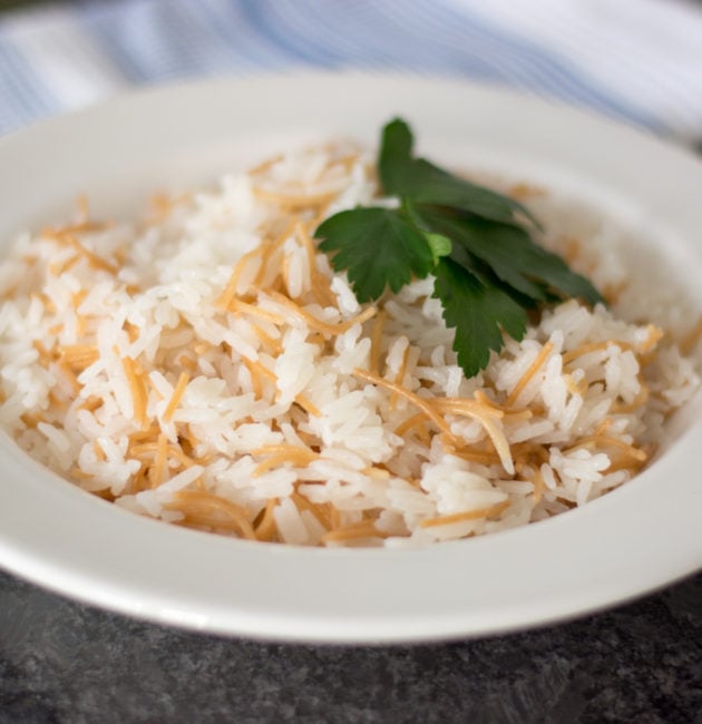 White Rice with Vermicelli Noodles